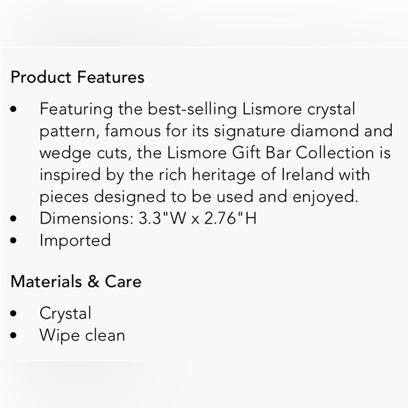 Waterford-Lismore Square Ring Holder - Picture 5 of 11